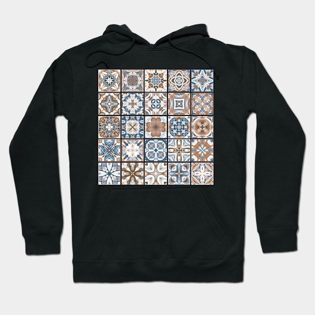 Mosaic tile tribal pattern Hoodie by IrinaGuArt